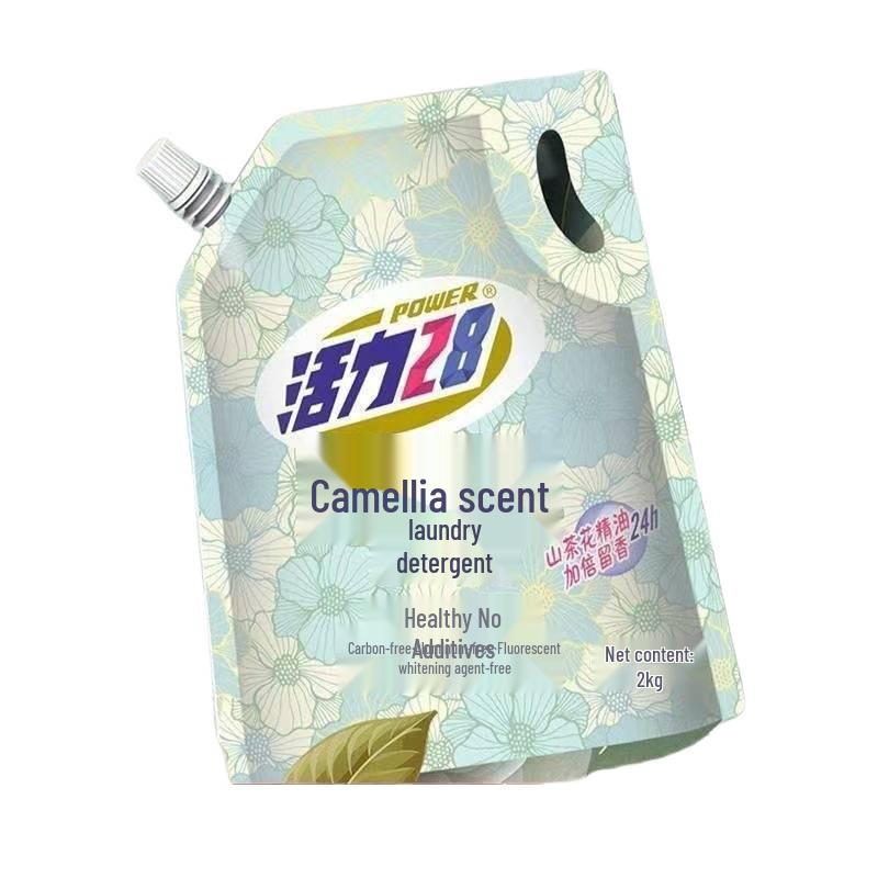 Vigor Camellia Scent Laundry Detergent - Long-Lasting Stain Removal, Family Pack