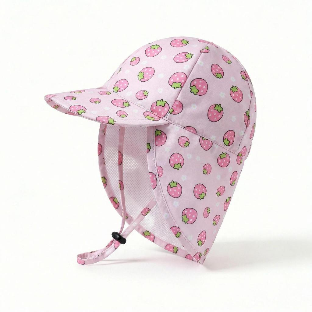 Kids' Quick-Dry Sun Hat with Neck Protection - Boys & Girls Baseball Cap for Outdoor Play