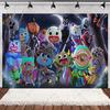 Cartoon Amazing World Birthday Party Decorations Gum&balles Balloon Banner Cake Topper  Rabbit Cat Anime Backdrop Kid Favor Gift