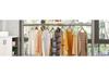 Thickened Steel Pipe Clothes Rack: Reinforced Floor-Standing Rack for Bedroom and Balcony