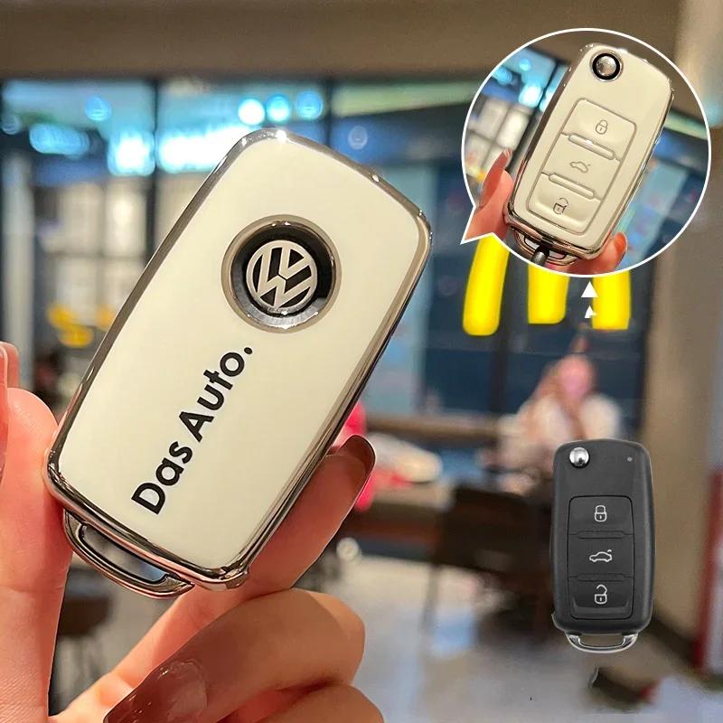 

Для VOLKSWAGEN TPU Чехол-оболочка для корпуса автомобильного пульта ДУ Для VW Volkswagen Polo Tiguan Passat B5 B6 B7 Golf 4 5 6 MK6 Jetta Lavida Aut