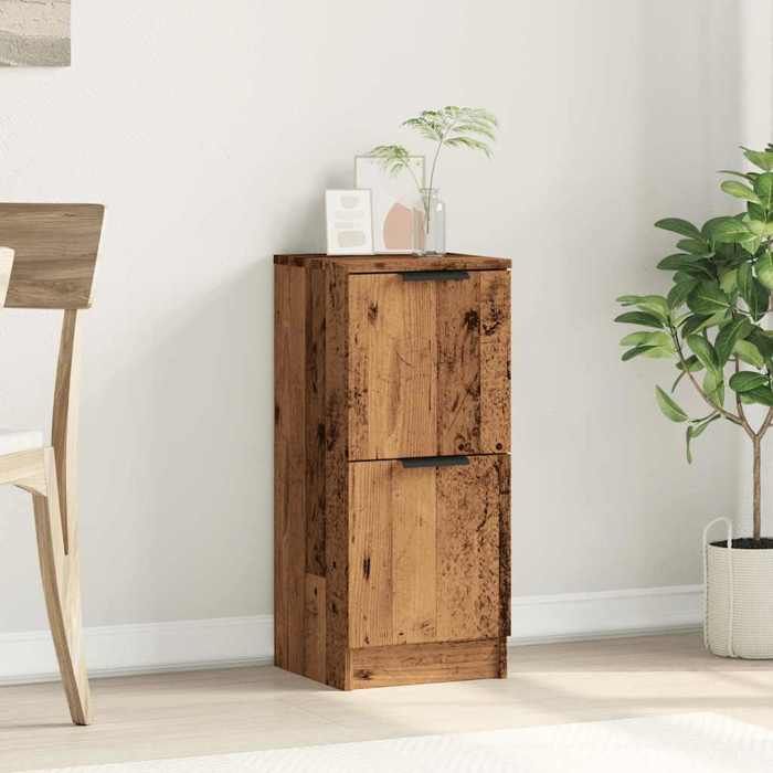 VidaXL Buffet vieux bois 30x30x70 cm bois d'ingénierie 856959