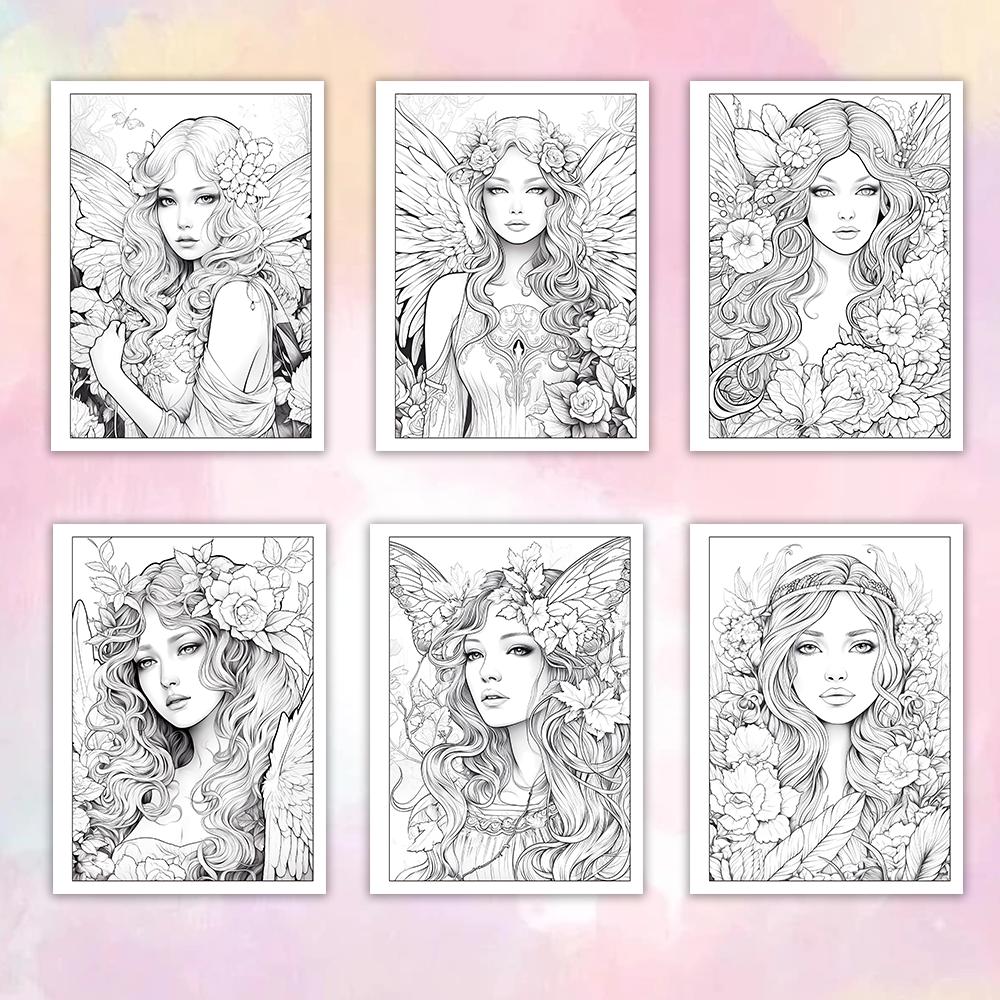 1 buc, Carte de colorat pentru adulți, Carte de colorat pentru adolescenți, 30 de modele diferite, Hârtie groasă de 100gsm, Ameliorează stresul, Cadou de ziua de naștere