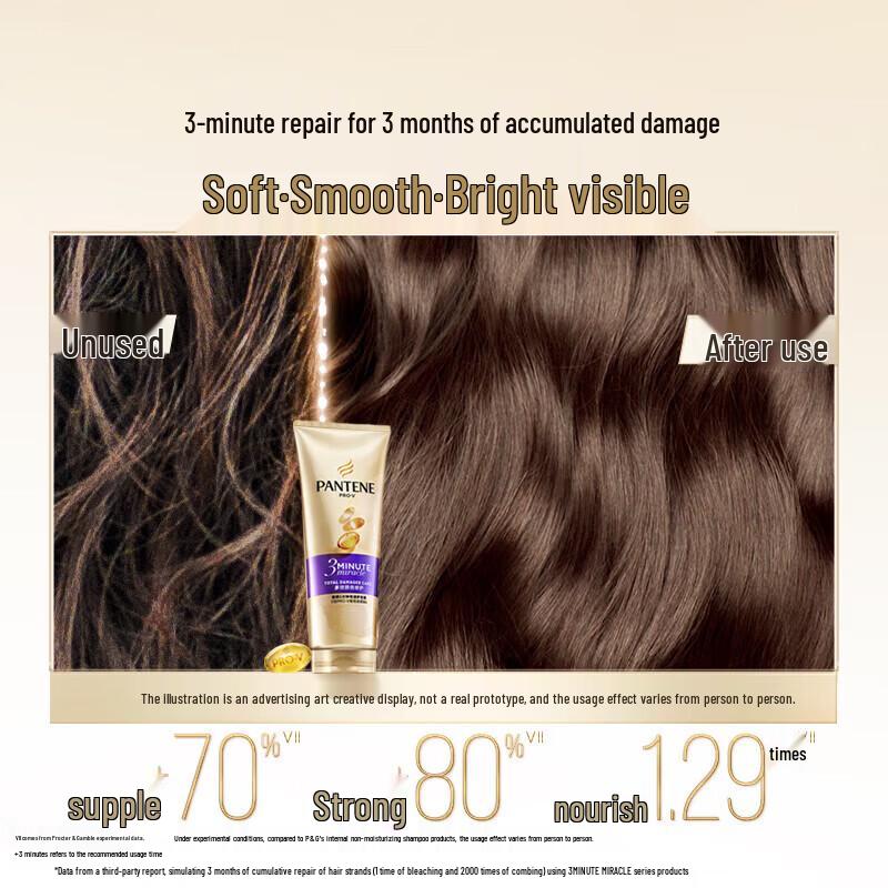 Pantene 3 Minute Miracle Hair Conditioner 3x180ml Pack