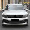 6PCS Car Front Bumper Mesh Center Grille Grill Moulding Strips Cover Trim Car Styling For VW Tiguan MK2 2016-2024 ABS