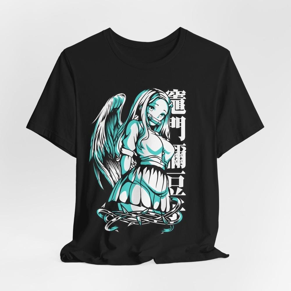 Nezuko Angel Anime Graphic T-Shirt Tee Tops, Demon Slayer Shirt, Manga Lover Gift, Japanese