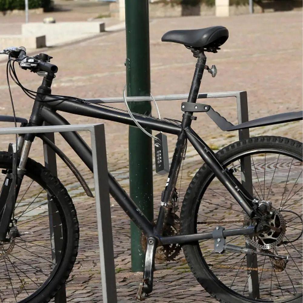 Resettable Code Long Rope Cable Lock Thickened Wire Password Lock Bicycle Locker