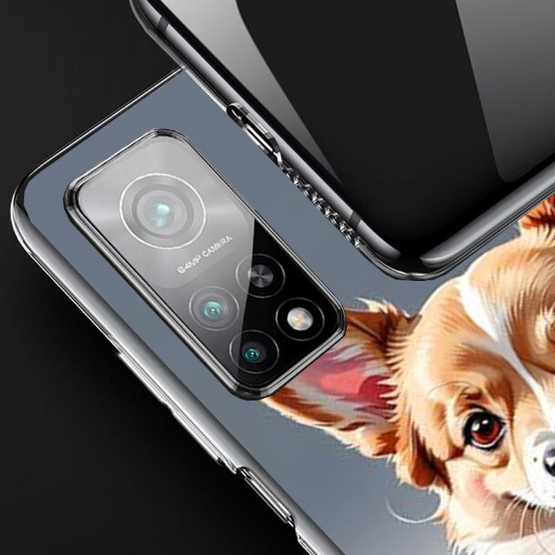 Lovely Puppy Heart Dogs Phone Case For Xiaomi Redmi Note 15 14 13 12S 12 Pro Plus 11S 11E 11 11T 10S 10 Art Soft Pattern Cover R