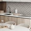 Self-Adhesive Vinyl Wall Decoration Abstract Geometric Pattern 9x30x30 Cm