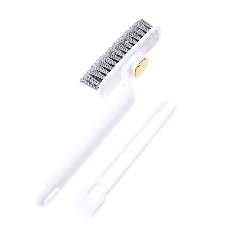 Multi-Function Rotating Crevice Cleaning Brush Hand-held 360° Rotating Corners Cleaning Tool for Bathroom Kitchens Tile Floors