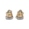 Converse All Star 2V Toddler Low Walking Shoes All-over Star Print Wear-resistant Gold 772477C