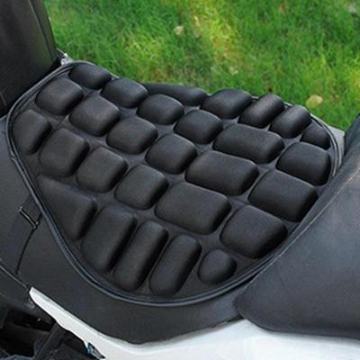 3D Stoßdämpfung Motorrad Sitzkissen Anti Slip Atmungsaktiv Motorrad Sitzbezug Komfort Sonnenschutz Fahrt Sitz Pad Zubehör
