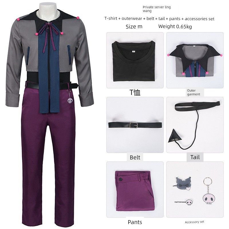 Blue Prison Cosplay Costume Bluelock Reo Meguru Casual Outfit Pudding Hat Plaid Pants Cosplay