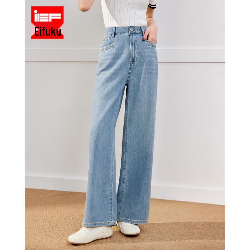 IEF Women s Denim Wide-Leg Pants M