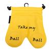 Club Ball Storage Pouch Pants Shaped Design Bag Water Proof PU Leather Hold Multiple Balls Adjustable Drawstring