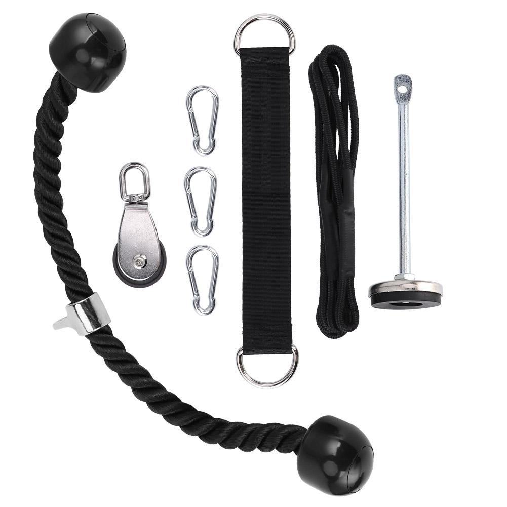 Strength Training Fitness Equipment Loading Pin Expander Dumbbell Threeheads Rope Set