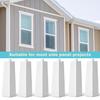 8Pcs Aluminum Siding Corners Rustproof Corrosion Resistant High Strength White