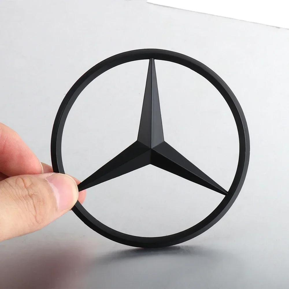 Autoaufkleber für Benz 70mm 3D Metall Auto Styling Motorhauben-Emblem Dekor Aufkleber für Mercedes Benz E C G M S A B Klasse W176 W204 W