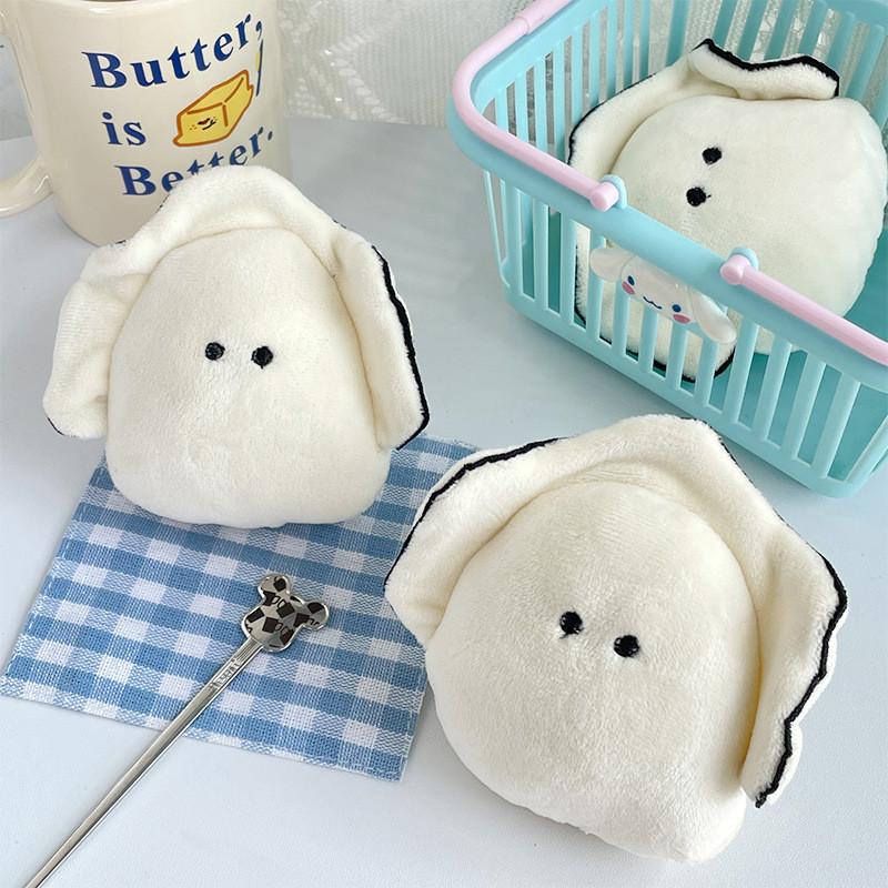 Plush Oyster Keychain Mini Stuffed Toy Short Plush With Pp Cotton Yellow**