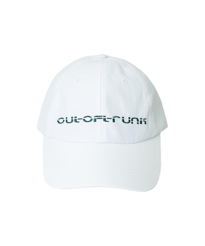 OUT OF TRUNK Matrix Logo Ball Cap (White)