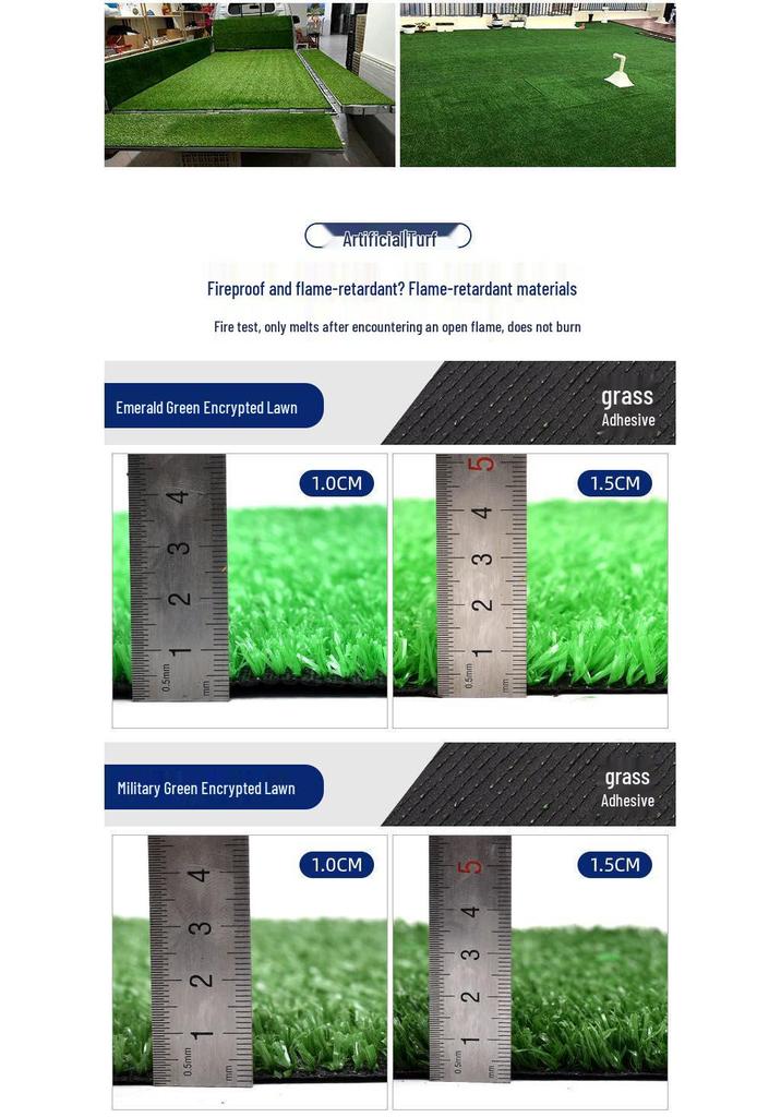 Synthetic Turf for Playground and Rooftop Insulation
