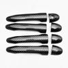 For Proton Gen-2 2004-2012 Car Door Handle Cover,black Carbon Fiber Pattern Cover Trim 2005 2006 2007 2008 2009 2010 2011