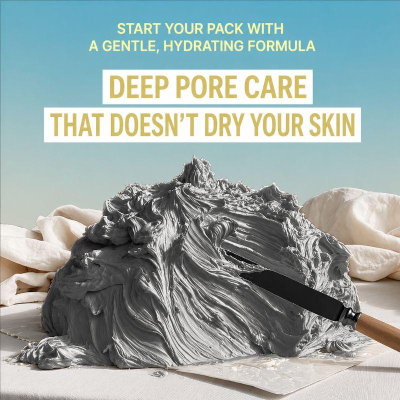 BRMUD Recovery Mud Pack to Foam Cleanser 110 ml × 2 Pcs