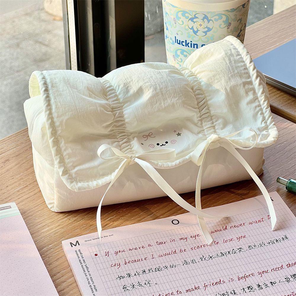 Xiaohongshu Bogenkatze Federmäppchen, Große Kapazität, Mädchenhaftes Herz Design für Schüler