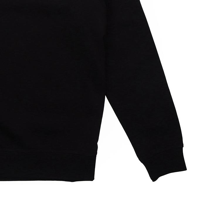 Nike Jednobarevná teplá mikina ležérní pletený sportovní set pánské aktivní oblečení černá 916609-010+716831-010