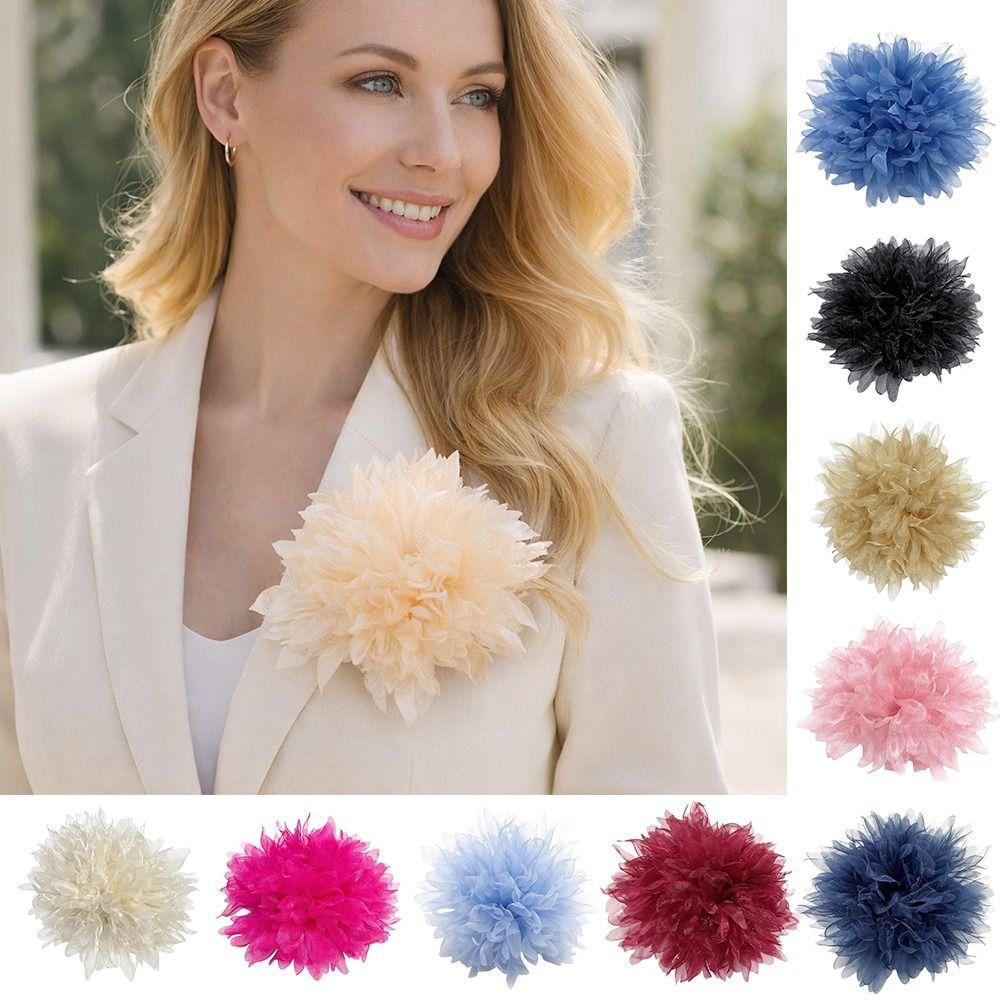 Vêtement Robe Décoration de Col Broche Vintage Fait Main Bricolage Corsage de Vêtement Banquet de Mariage