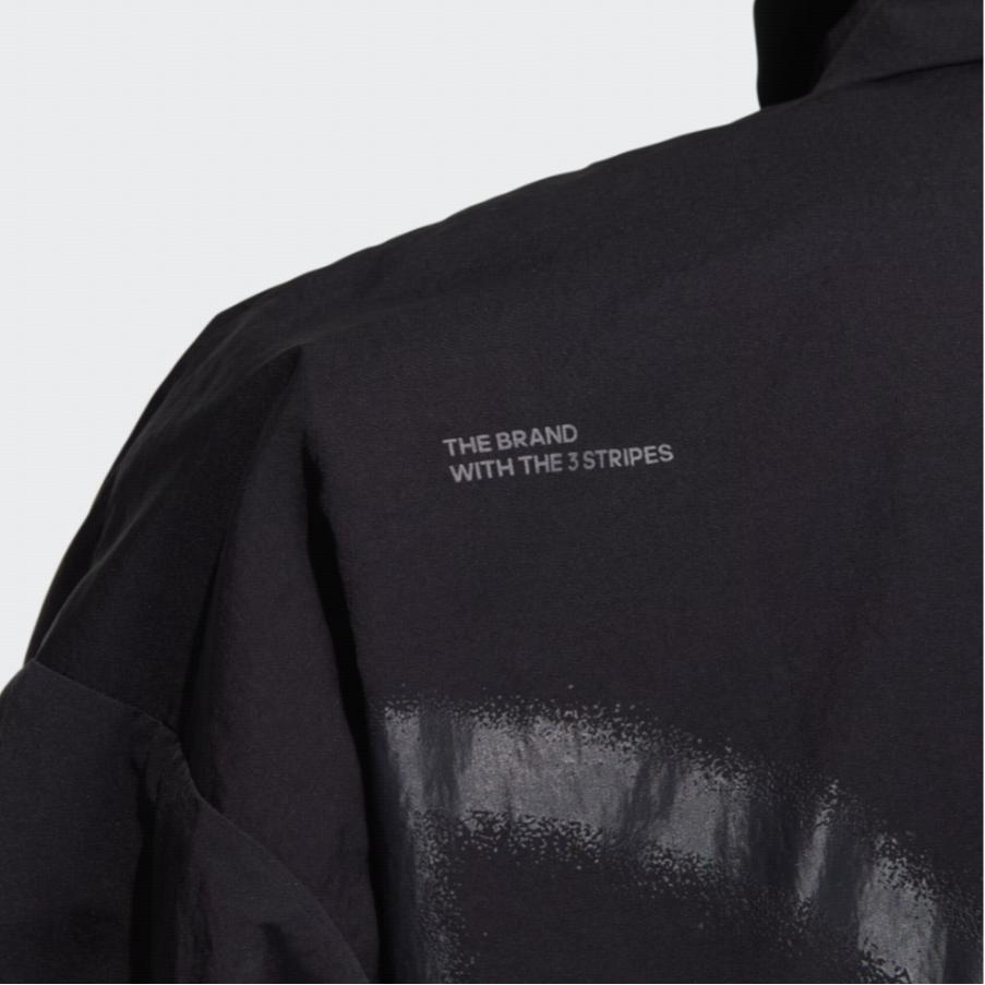 Adidas Originals Adicolor Tt Aplikacja z Logo Zapinana na Zamek Kurtka ze Stójką Damskie Top Czarne HS1937