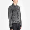 Off-White Denim Distressed Jacket Black Men Outerwear OMYE019R19C270120888