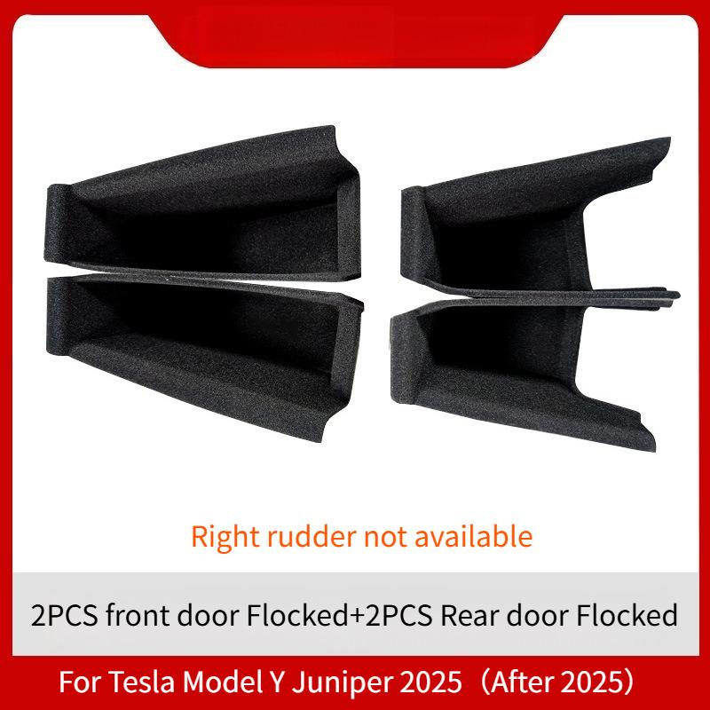 For Tesla Model Y Juniper Model 3 Highland Car Door Side Storage Box Armrest Phone Container Door Organizer Handle Pocket Tray