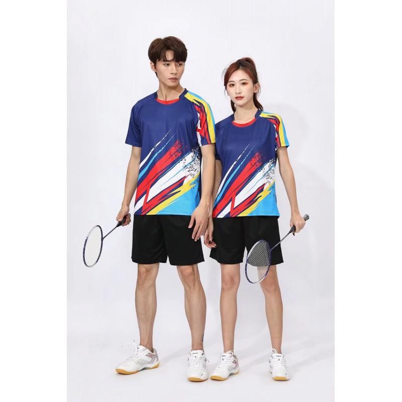 Badminton Table Tennis Shirts Shorts Set Men Kids 2XS-4XL Sportswear