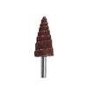 6mm Round Shank Tapered Sandpaper Flap Wheel Grinding Head with Handle
