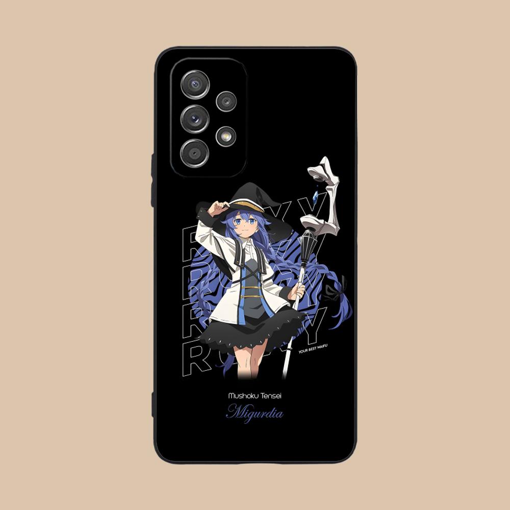 Mushoku Tensei Roxy Mobile Phone Case for Samsung Galaxy M55 54 42 35 34 33 32 23 22 15 14 13 12 F55 5G Colorful Cover Luxury