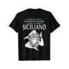 Damen Trinacria Mai Sottovalutare Grafik Herren T-Shirt Streetwear Tee Oversize Sommer Neuheit Spaß Kunst Parodie Top