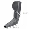24W Electric Leg Air Compression Massager Heated for Foot & Calf Thigh Blood Circulation with Handheld Controller 360 Wrap Massager Boots