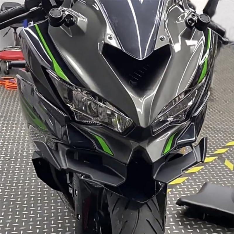 For KAWASAKI ZX4R ZX-4RR ZX25R 2025-2025 Motorcycle Front Fairing Aerodynamic Winglets Cover Protection Guards,A Replacement
