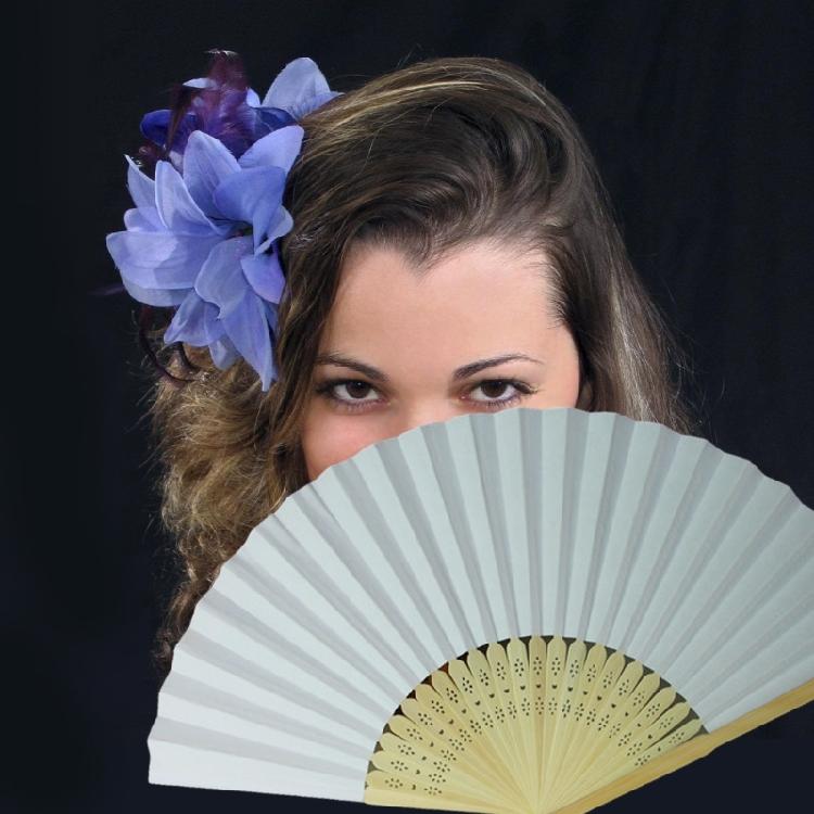 10Pieces Set Plain Chinese Paper Fan Bamboo Rib White Plain Folding Fan Painting Handheld Fan Party Decoration