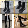 Martin Boots For Women With Thick Sole And Waterproof Platform For Casual And Fashion Wear