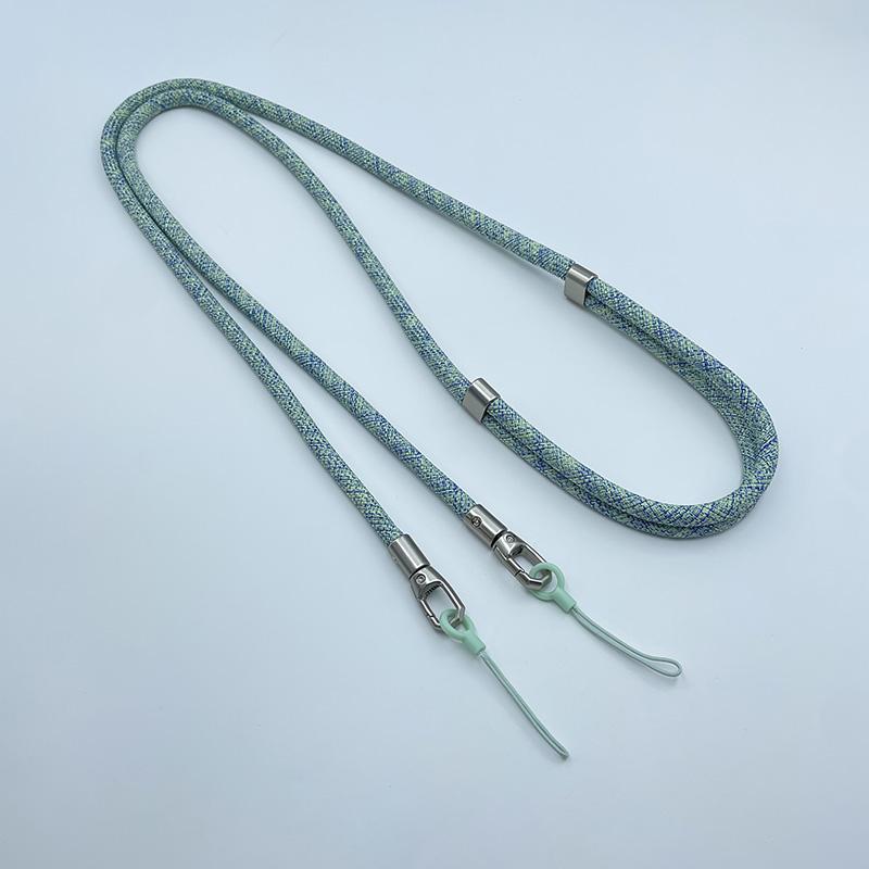 Length 160cm Phone Lanyard Adjustable Detachable Neck Cord Crossbody Strap Carabiner Pendant Card Key for iPhone 17 Pro Max 16