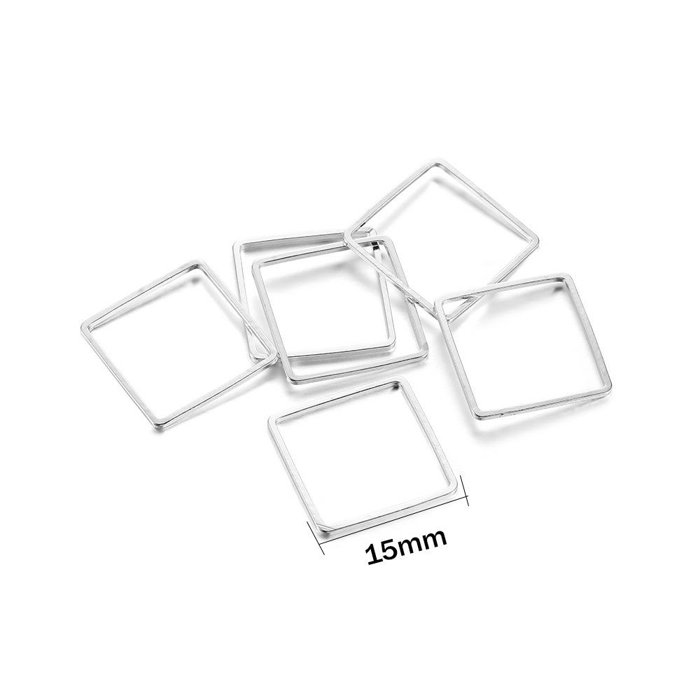 DIY Heart & Pentagram Metal Bezel Epoxy Alloy Frames for Jewelry Making