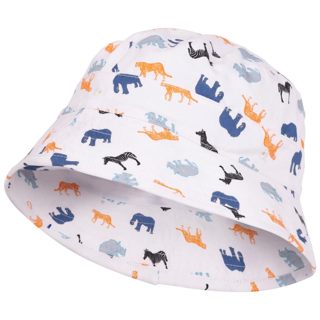 Childrens/Kids Zebdee Safari Animals Bucket Hat
