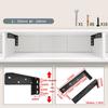 1Pcs Heavy-Duty L-Shaped Corner Code Stainless Steel 90 Degree Thicken Right Angle Bracket Fixed Connector Used Board Support