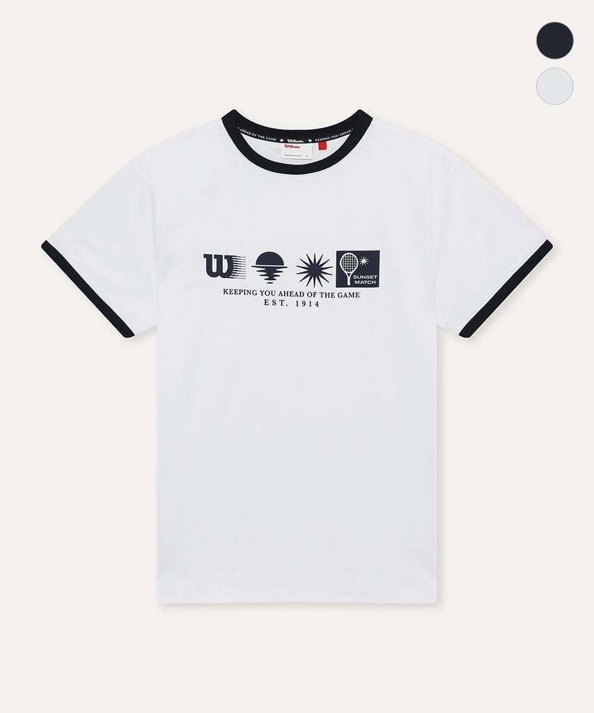 Wilseun Sunset Match Summer Lash Ringer T-Shirt (2 Colors)