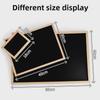 Hanging Wooden Frame Blackboard Menu Display for Coffee Shop or Restaurant