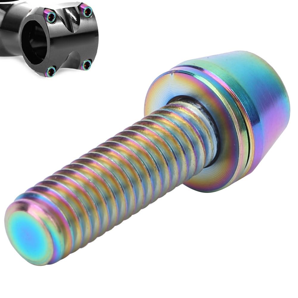 3PCS Titanium Alloy Durable Bike Handlebar Stem Screws Bicycle Disc Brake Clamp Set Screw