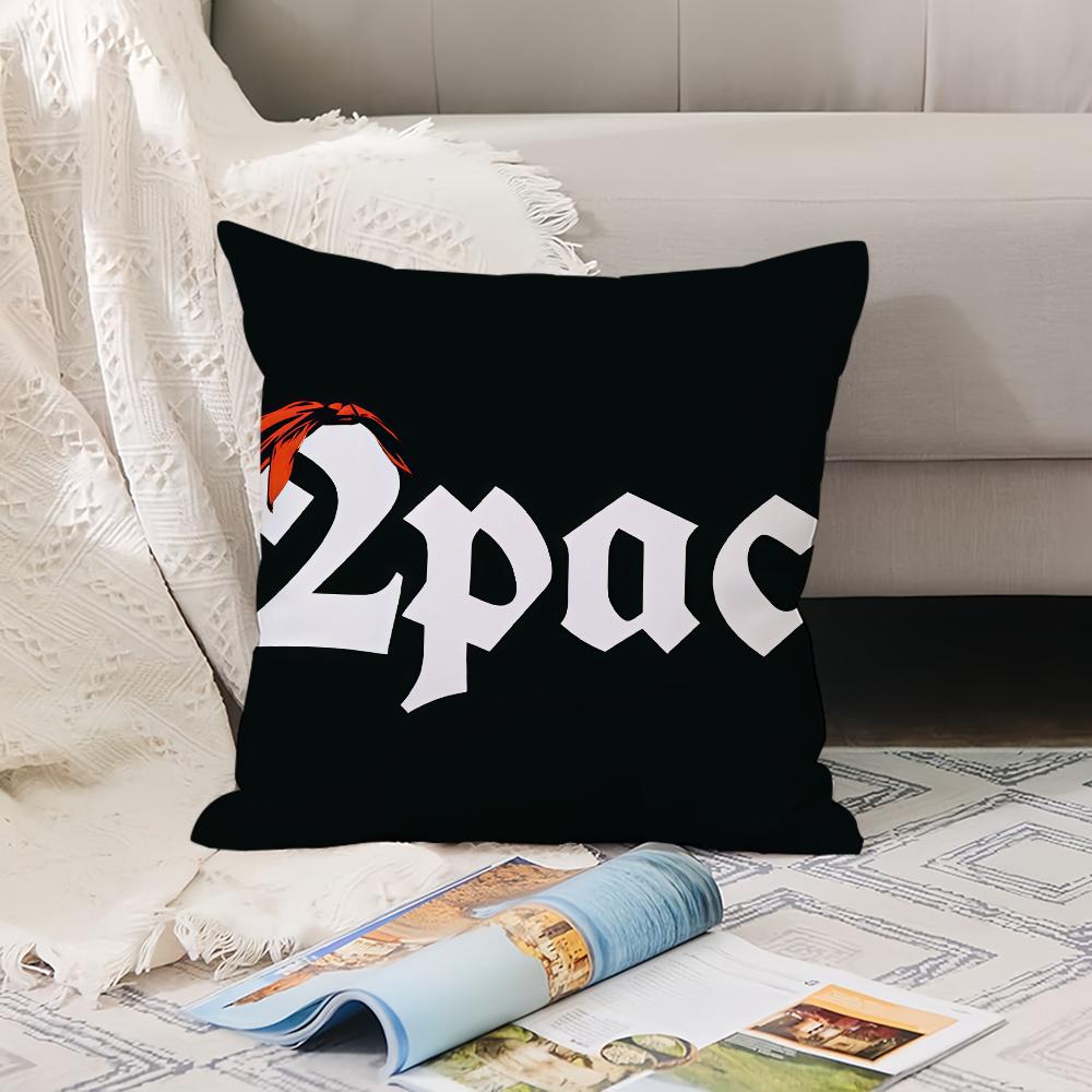 American Rapper T-Tupac Pillow Case Office Cushions Suitable For Sofa Car Bedroom Decorative Cushion Cover