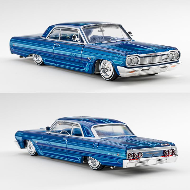Pre-sale 97M 1:64 Chevrolet Impala Lowrider Alloy Model Car